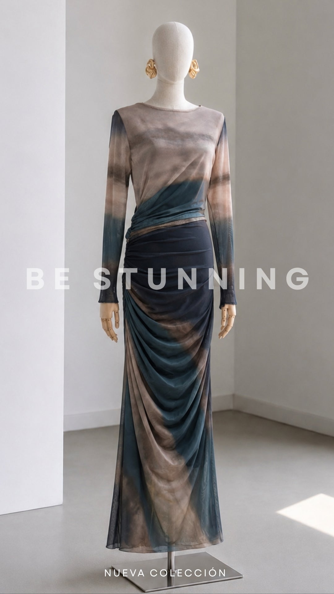 Vestido Estampado Desierto
