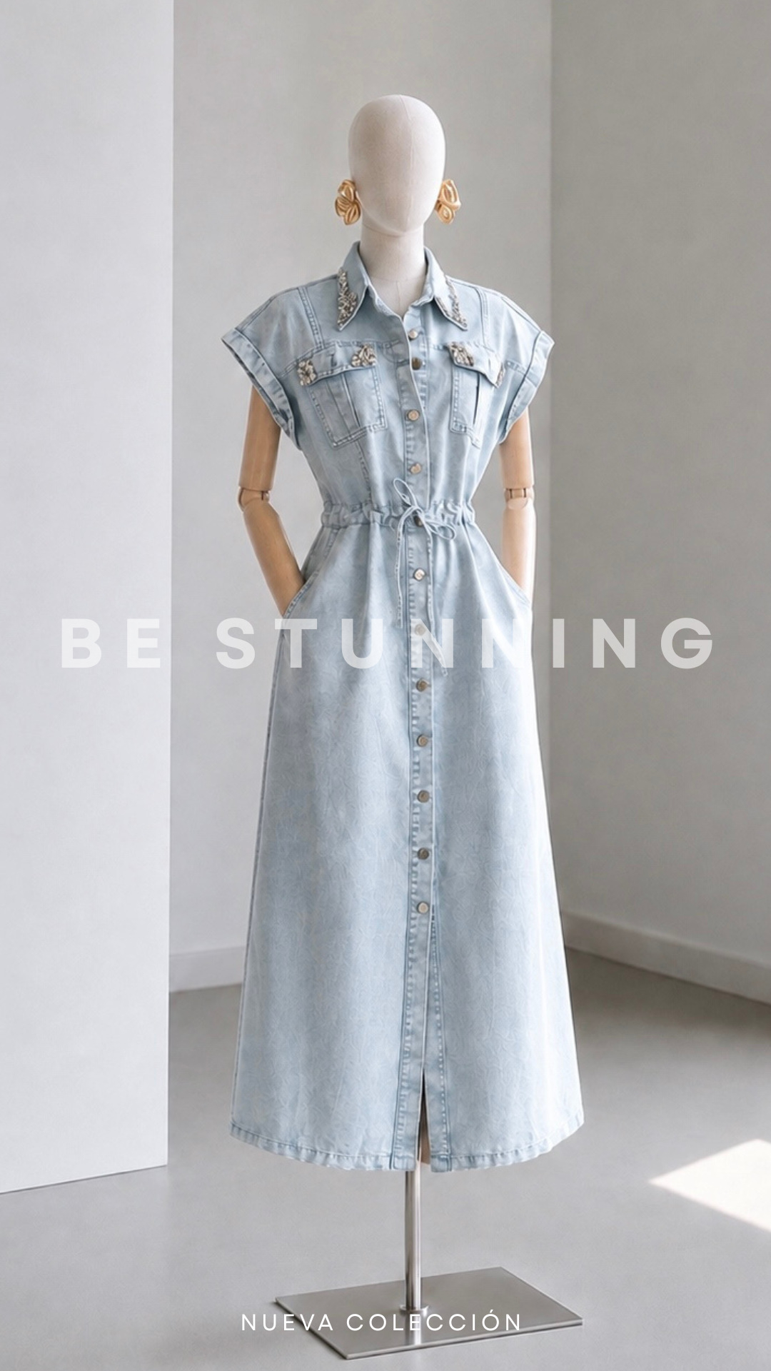 Vestido Denim Lumière