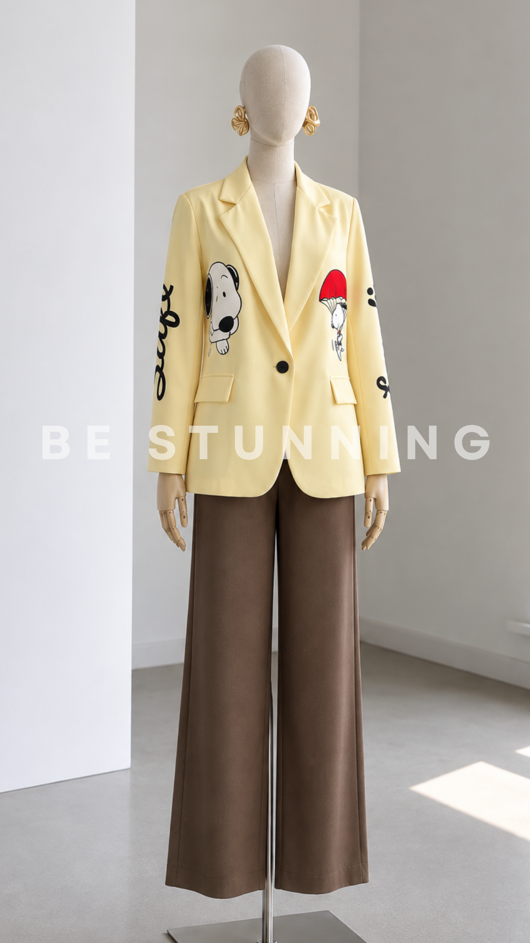 Blazer Amarillo Snoopy