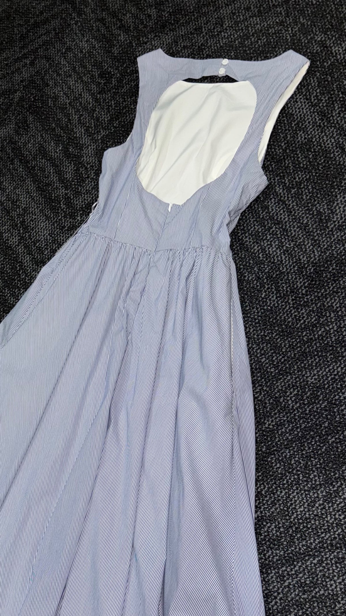 Vestido rayas diplomáticas