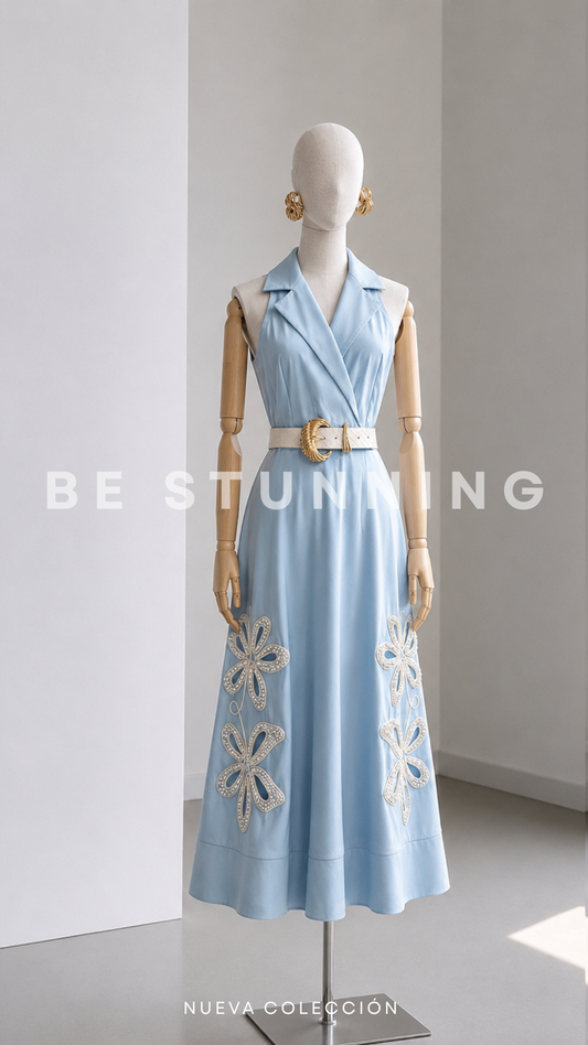 Vestido Azul Azure